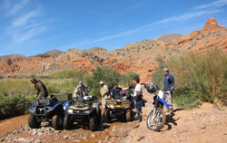 ATV 4x4 off road in the Konortchok canyons