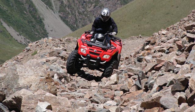 ATV Offroad tour in the Chong Kemin National Park and on to the Konortchok Canyon