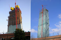 Vonbank + Witwer building facades Hilton Hotel Manchester